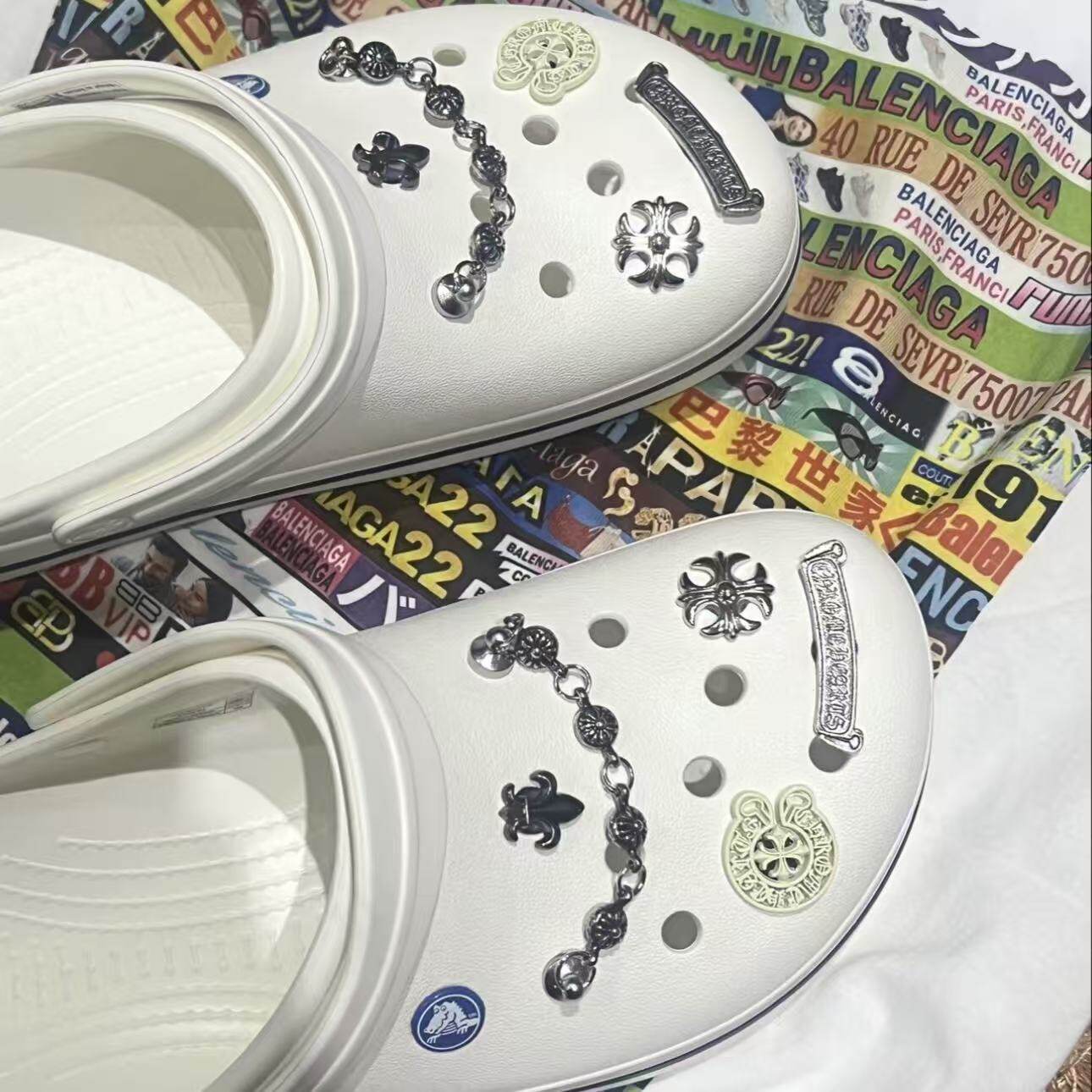 Crocs/卡骆驰Crocband Clo 包头沙滩 一脚蹬洞洞鞋凉鞋212756-2MD