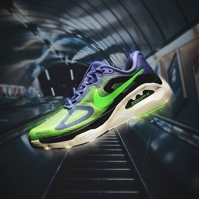 Nike Structure Plus 跑鞋 支撑贴合厚底系带圆头运动鞋