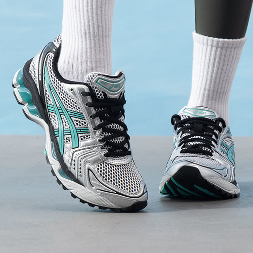 ASICS亚瑟士 GEL-KAYANO14网面轻便百搭复古跑鞋1202A056-109