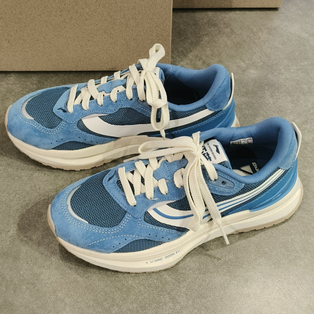 李宁 征荣 RENEW 增高透 防滑耐磨支撑缓震 轻量舒适运动休闲鞋