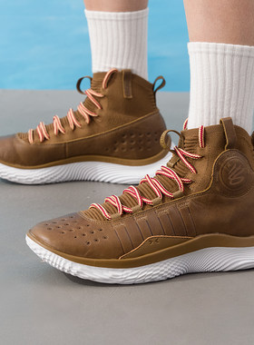 安德玛 UA Curry 4男高帮篮球运动鞋3028115-001