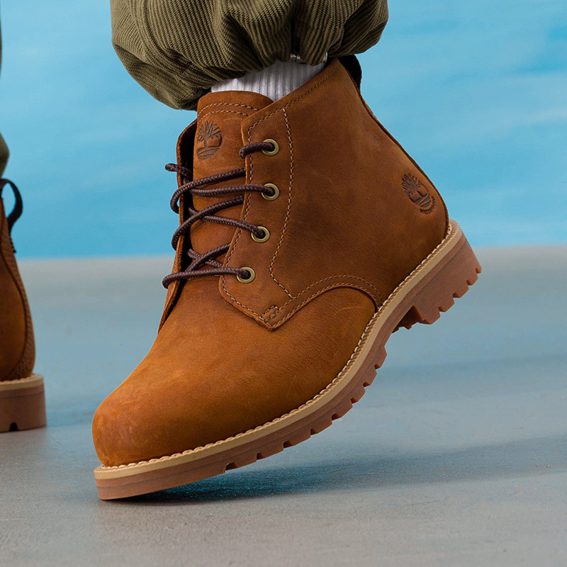 添柏岚TIMBERLAND男鞋2026新款户外商务通勤休闲高帮靴A5TPAEM6