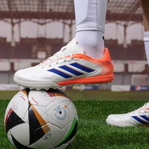 Adidas阿迪达斯 COPA PURE III中端TF人草足球鞋成人ID9045
