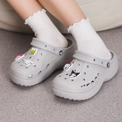 Crocs卡洛驰洞洞鞋贝雅云彩Clog厚底老爹鞋洞洞鞋女沙滩鞋208186