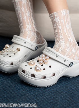 Crocs卡洛驰洞洞鞋经典云朵clog厚底老爹鞋洞洞鞋女沙滩鞋206750