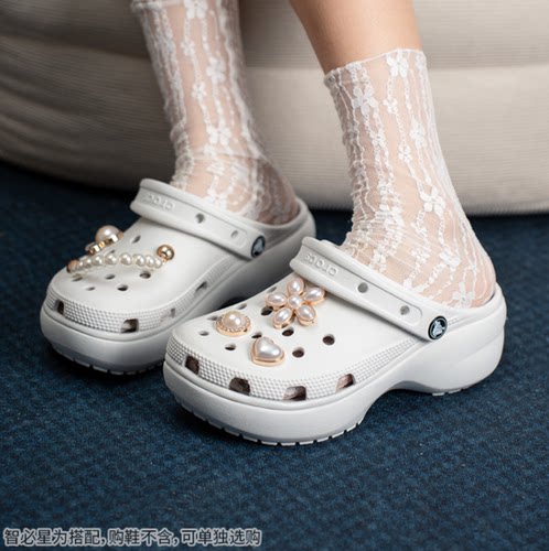 Crocs卡洛驰洞洞鞋经典云朵clog厚底老爹鞋洞洞鞋女沙滩鞋206750