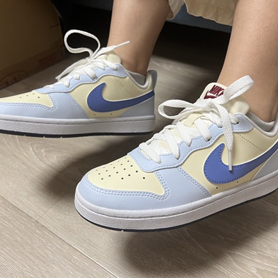 耐克NIKE COURT BOROUGH低帮简版空军一号运动休闲板鞋FZ3136-100