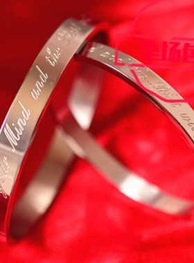 钛钢18k金银色配饰礼物品手链