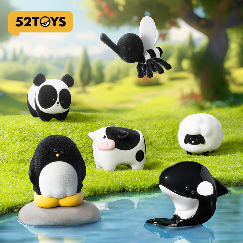 正版超活化鹊拾乐彩虹小镇盲盒