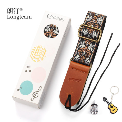 longteam品牌刺绣尤克里里背带