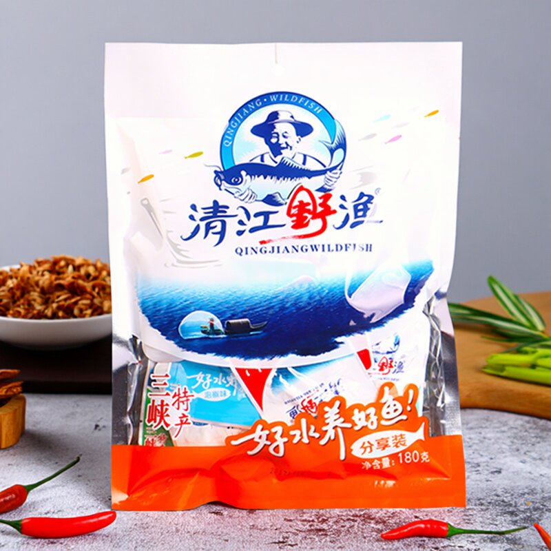 土老憨清江野渔180g分享装鱼干鱼仔4味湖北宜昌三峡特产零食