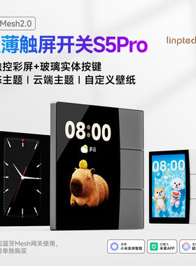 领普超薄触控大彩屏开关S5Pro