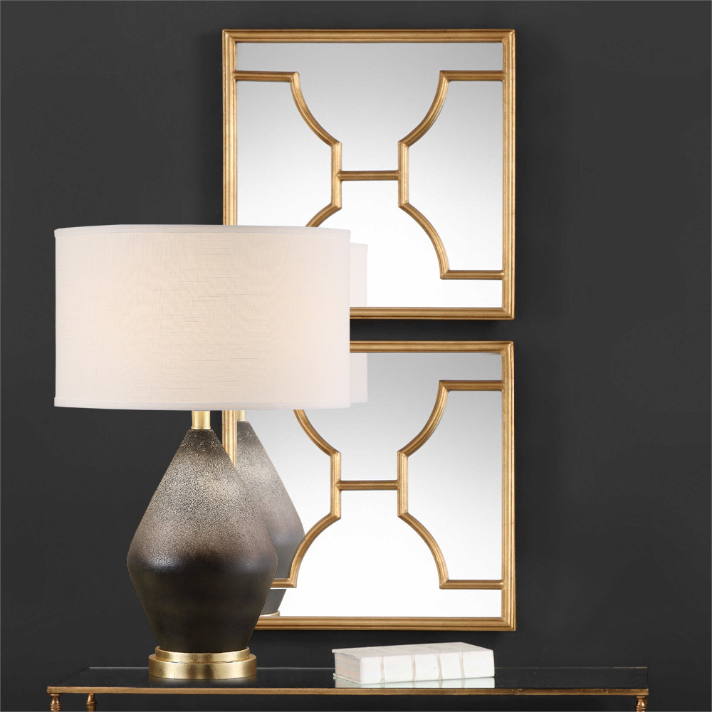 美式装饰台灯北欧陶罐艺术台灯黑色设计师款简约现代样板间酒店灯