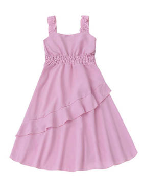 女童连衣裙202j4夏装新款儿童装裙子夏款网红洋气雪纺小女孩公主