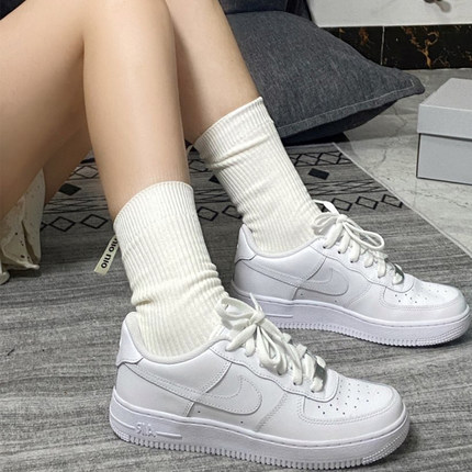 Nike/耐克 AIR FORCE 1 Low GS女款空军低帮休闲板鞋DH2920-111