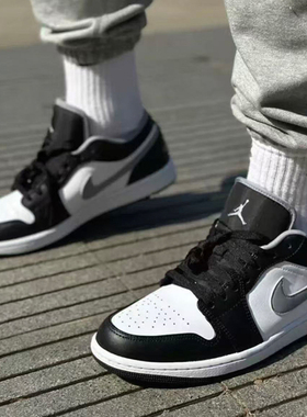 Nike/耐克Air Jordan 1 Low 低帮复古篮球鞋男款灰色IH0648-141