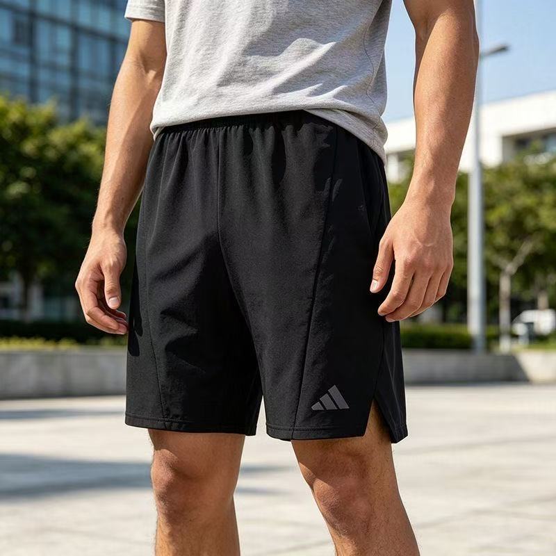 Adidas/阿迪达斯 男子跑步健身训练 五分裤 运动梭织短裤IK9723