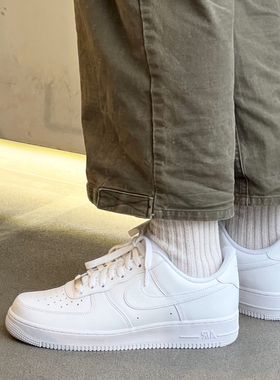 Nike/耐克 Air Force1  空军黑白低帮男子运动休闲板鞋FZ0627-010
