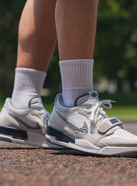 Nike/耐克Air Jordan Legacy 312低帮篮球鞋男款白黑色CD7069-111