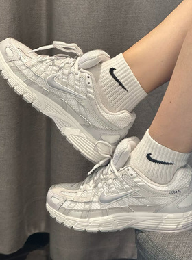 Nike/耐克P-6000 舒适百搭耐磨低帮休闲跑步鞋女款白色IF1756-100