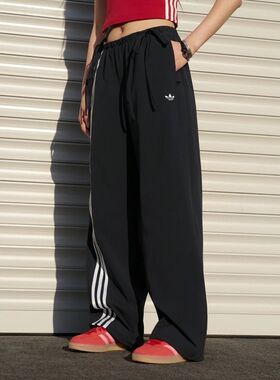 Adidas/阿迪达斯 三叶草女子RIBBON PANT舒适宽松运动长裤KY5688