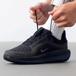 Nike耐克Winflo 11GORE-TEX舒适百搭涤纶透气低帮跑步鞋男款黑色