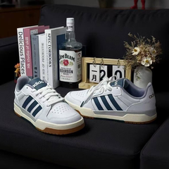 Adidas/阿迪达斯 neo Entrap 舒适低帮板鞋男女同款白黑棕JI2546