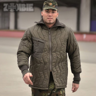 德国进口德军原品户外作战冲锋衣内胆防寒保暖软壳棉衣工装 外套
