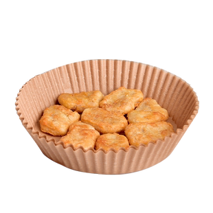 阳晨空气炸锅专用纸盘耐高温吸油纸垫烤箱烘焙硅油纸托烧烤隔油纸