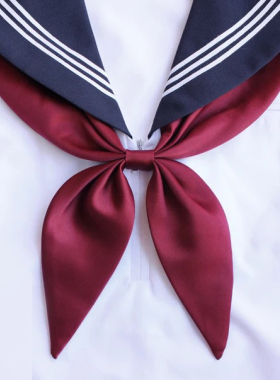 日系JK制服水手服配件衬衫领结金鱼草领结多色入