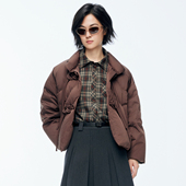 巧克力色短款 婉甸2025年冬季 新品 羽绒服1244D20SX3