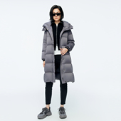 岩石灰长款 婉甸2025年冬季 新品 羽绒服1244D10GS3