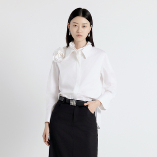 衬衫 婉甸2025年秋季 白长袖 经典 1243S02DZ1 新品