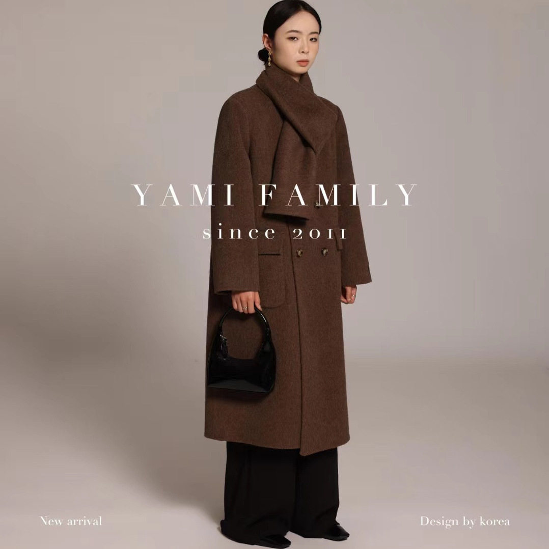 韩国新款长款双面长毛羊毛大衣541送围巾通勤气质女装羊毛大衣,女装/女士精品,毛呢外套,淘宝优惠券,粉丝福利购,淘宝优惠卷