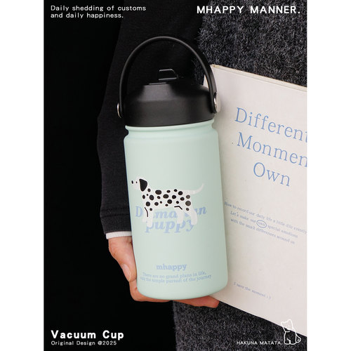 原创316L不锈钢保温提手杯