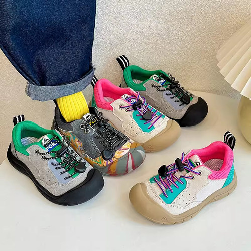 正品儿童登山鞋透气女童运动鞋子