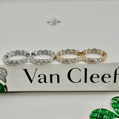 培育钻石 八箭八心IGI证书18k14k9k铂金950戒指吊坠耳钉项链 定制