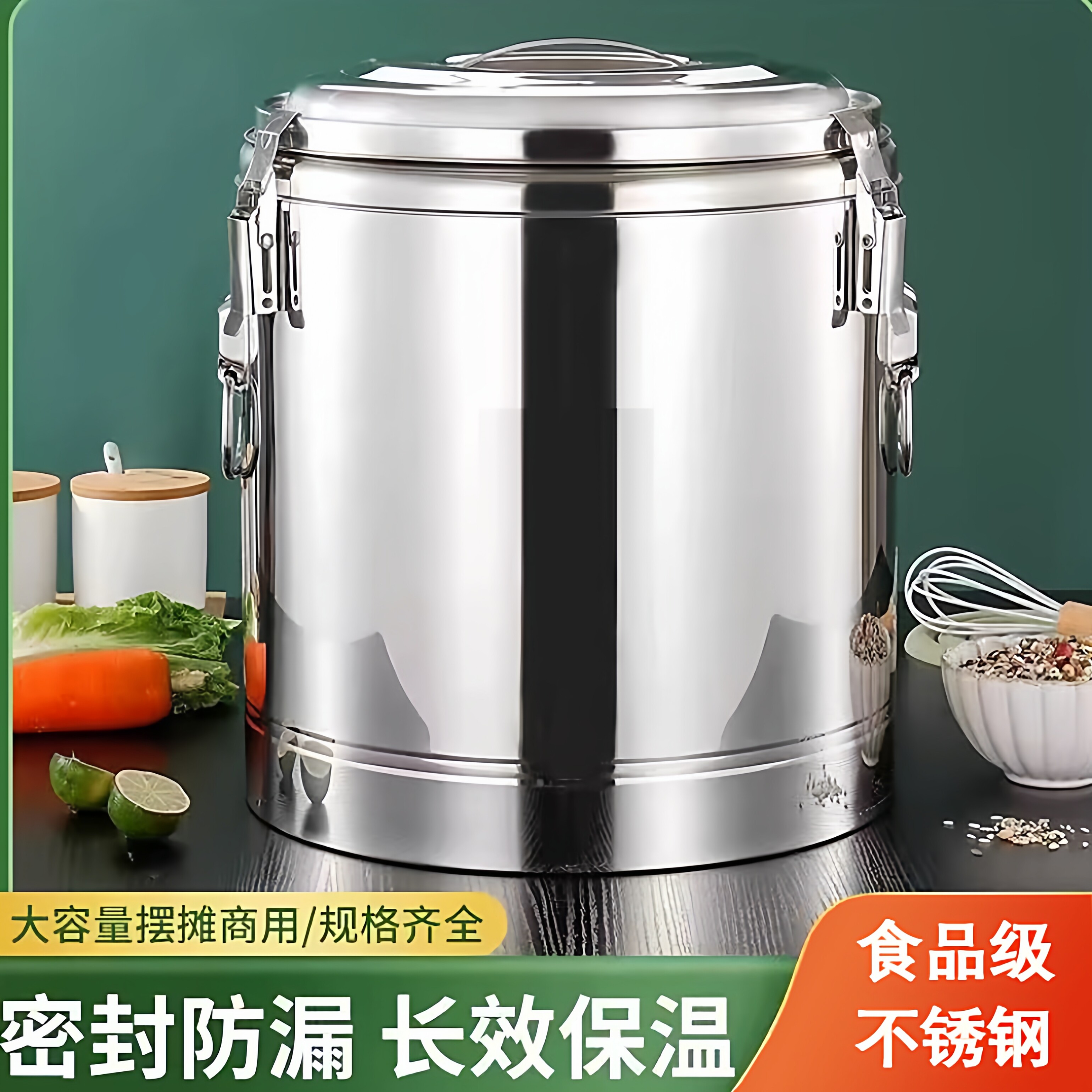 不锈钢保温桶商用大容量食堂饭桶汤粥桶豆浆摆摊冰桶保温箱冰粉桶