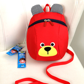 可爱遛娃男宝防走失背包1 3岁带牵引绳儿童双肩包防丢幼儿园书包