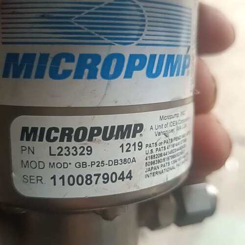 议价MICROPUMP磁力泵，型号L23329，成色如图，功可维修