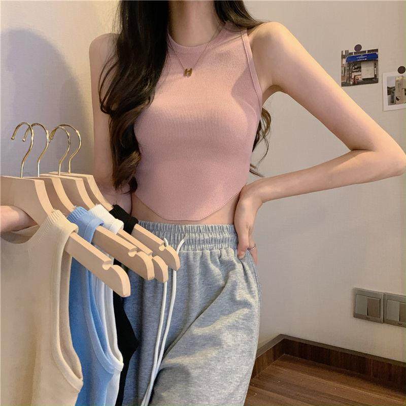 性感不规则针织小吊带背心女内搭夏季2024新款设计感小众外穿上衣