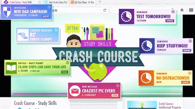 学习技能十分钟速成课 Crash Course 外网优质公开课超清教学视频