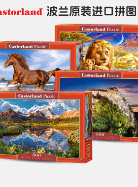 Castorland 波兰进口成人拼图500片 罗马许愿池 52332益智玩具