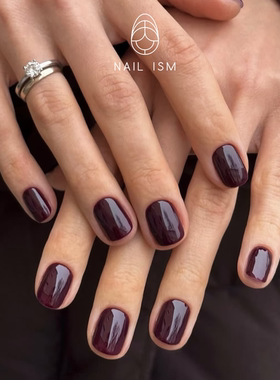 【NAILISM 纯色系列】高级紫调欧美老钱短甲显白INS穿戴甲