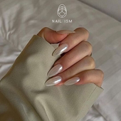 月光乳白经典 欧美老钱风 系列 杏仁海莉美甲同款 NAILISM 经典