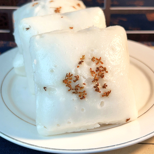 传统酒酿桂花发糕510g 袋水塔糕米馒头酸酸甜甜早餐早点加热即食