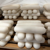 宁波正宗水磨年糕真空包装 农家手工白年糕加热即食新鲜年糕条5斤