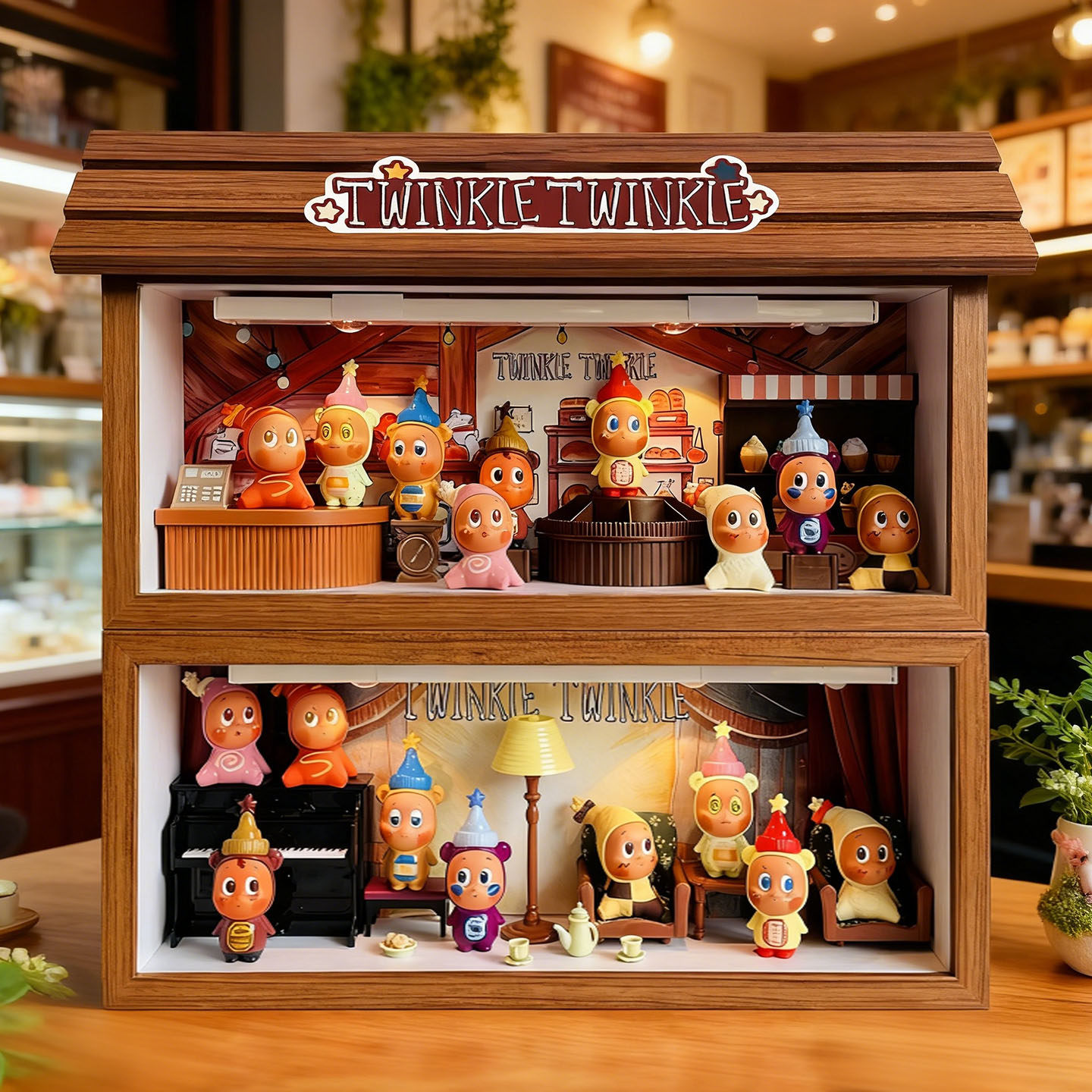 适用泡泡玛特星星人随心配系列手办盲盒收纳相框萌粒场景展示盒,家居饰品,相框/画框,淘宝优惠券,粉丝福利购,淘宝优惠卷