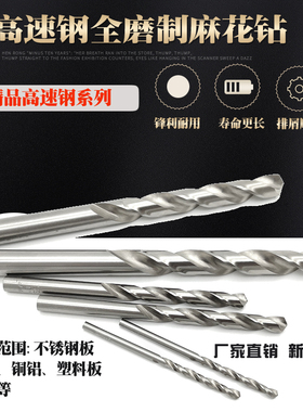直柄麻花钻钢铁铜铝佛珠高速钢钻头2.96 2.97 2.98 2.99 3.mm