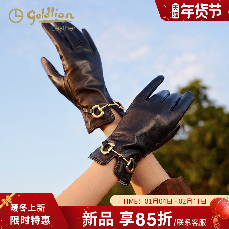 金利来新款女士真皮手套冬季保暖加绒加厚冬天骑车可触屏羊皮手套,服饰配件/皮带/帽子/围巾,手套,淘宝优惠券,粉丝福利购,淘宝优惠卷